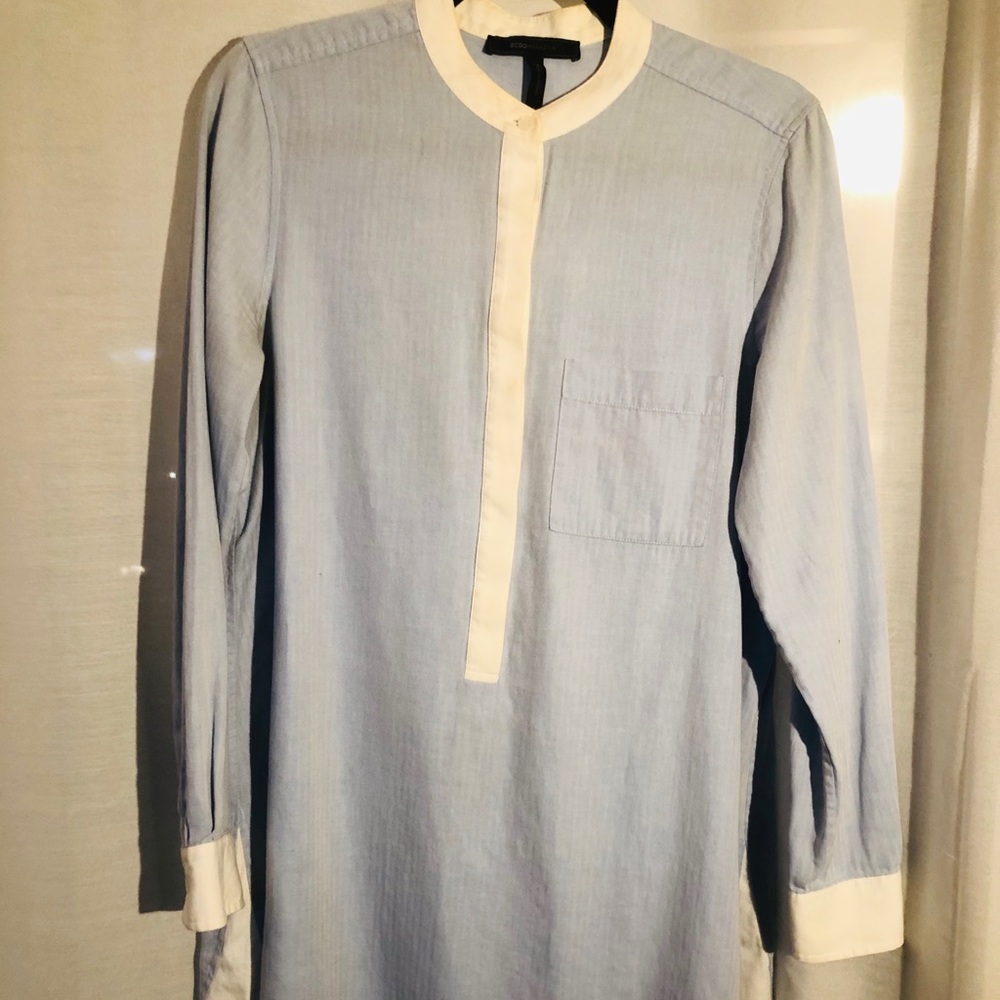BCBG Light blue shirt dress